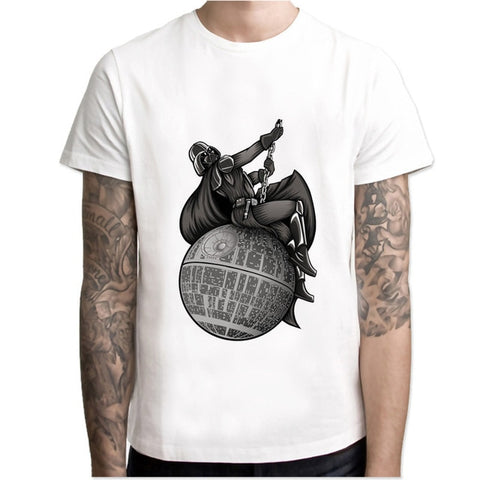 2019 t-shirt robot shirt Star Wars T Shirt Men Darth Vader design cool Vintage t shirt male starwars t shirt